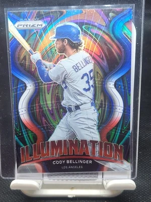 2022 Panini Prizm Illumination Red Cody Bellinger Los Angeles Dodgers #48 - Image 1 of 2