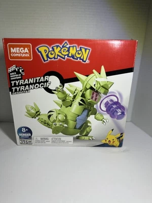 MEGA CONSTRUX POKEMON TYRANITAR 396 PIECES CONSTRUCTS BUILDING SET GMD32 NEW ! - Image 1 of 2