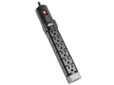 Tripp-Lite Power Supply TLP806TEL 6 feet Cord 8-Outlet Surge Protector Black - Image 1 of 4