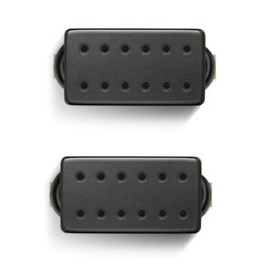 Bare Knuckle Warpig 6-String Guitar Pickup Set 53mm Black Covers w/ Black Bolts