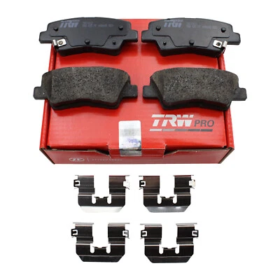 Juego de pastillas de freno traseras de cerámica TRW Pro para Hyundai Accent Elantra Ioniq Kia Niro Rio Foto 1 de 4