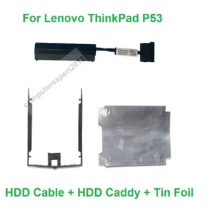 2.5 SATA HDD SSD Hard Drive Cable Connector Caddy For Lenovo ThinkPad P53 FP530 - Picture 1 of 13