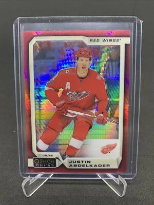 2018-19 UD O-PEE-CHEE PLATINUM RED PRISM /199 JUSTIN ABDELKADER - Image 1 of 2