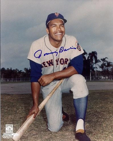 Tommy Davis Signed New York Mets 8x10 inch Photo - Dodgers 3x All Star Died 2022 - Image 1 of 1