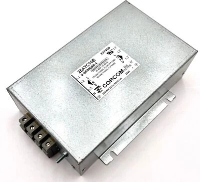 TE Corcom 25AYC10B 0-6609068-4 EMI Filter -used- - Bild 1 von 4