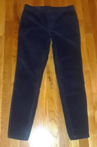 Ladies Talbots Navy Blue Corduroy Jeggings Pants Size 4 - Bild 1 von 5