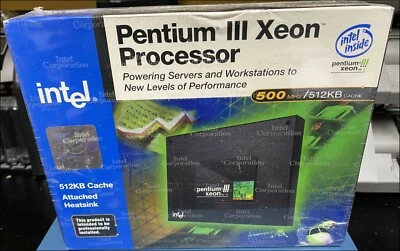 Intel SL3C9 D7109 Slot 2 Intel PIII Xeon Pentium Processor 500/100/512 New in bx - Image 1 of 2