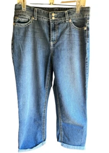 Woman's Code Bleu Annette Cropped Jeans Size 8/28 Never Worn - Picture 1 of 3
