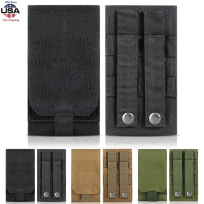 Tactical Molle Phone Holster Pouch Universal Belt Waist Bag for Less 6.5" Phone - Image 1 of 4