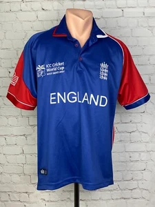 Cricket shirt England 2007 ICC World Cup West Indies Admiral Jersey Men's Red S - Picture 1 of 24