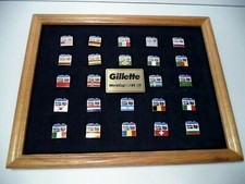 World Cup  Futbol Soccer 1994 USA Gillette Collection Rare Framed Pin Set 24 