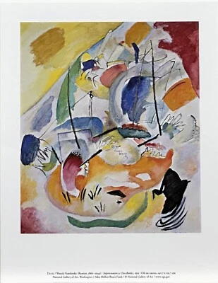 Wassily Kandinsky Improvisation 31 (Sea Battle) Print 14x11 Abstract - Image 1 of 4
