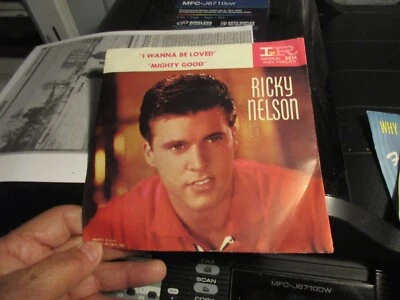 Ricky Nelson Mighty Good / I Wanna Be Loved DJ Promo 45 W Picture Sleeve   - Image 1 of 2