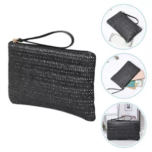 Woven Change Purse Portable Coin Purse Zipper Wallet Change Purse for Girls - Picture 1 of 12