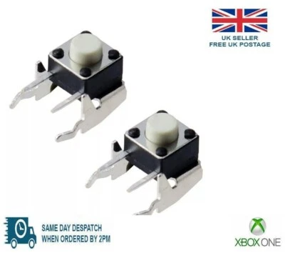 CUSTOMCONTROLLERMODS 4 x Xbox One Elite Series 1 and 2 Controller LB/RB Shoulder Button Bumper Switch