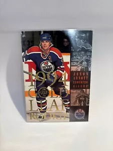Jason ARNOTT 1994-95 Leaf Gold Leaf Rookie Hockey #2 Edmonton Oilers - Picture 1 of 2