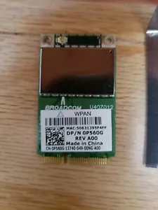 Dell Latitude E6400 Bluetooth Wireless WPAN Card U40Z012 0P560G - Picture 1 of 2