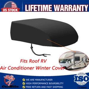 Outside Camper Travel Trailer AC Cover Fits Roof RV Air Conditioner Winter Cover - Picture 1 of 8