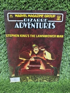 Bizarre Adventures #29 Marvel Magazine 1981 Stephen King's the Lawnmower Man - Picture 1 of 2