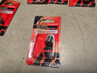 Tapón de perno de drenaje magnético de bajo perfil Tusk Honda Xr 600R 650R 650L cambio de aceite Foto 1 de 4