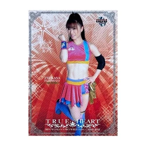 BBM 2012 True Heart Tsukasa Fujimoto Ice Ribbon Women's Pro Wrestling Card VG - Bild 1 von 2