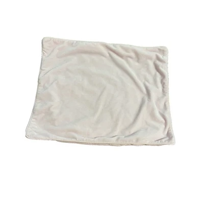 Funda de almohada Pottery Barn Kids rosa claro 19x15 acento visón felpa cremallera tubería Foto 1 de 4