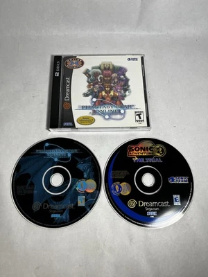 Phantasy Star Online Sega Dreamcast Complete CIB W/ Sonic Adventure 2 Demo Works - Image 1 of 4