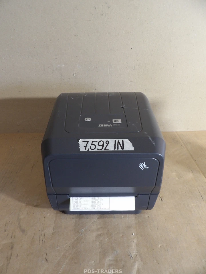 Zebra ZD220t Thermal Barcode Label Printer ZD22042-T0EG00EZ - 7,592 INCH / OK - Bild 1 von 4