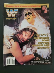 WWF Magazine October 1996 Mankind & Goldust Cover Mick Foley M453 - Picture 1 of 1