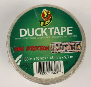 1D One Direction Duct Tape Roll Rare Discontinued Duck Brand 1.88"x 10yds - Picture 1 of 6