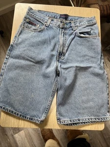 Vintage Y2K Tommy Hilfiger Jeans Carpenter Shorts Jorts Size 30 Skater - Picture 1 of 7