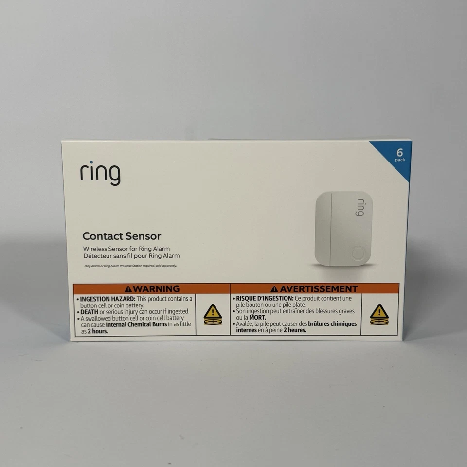 Ring Alarm Contact Sensor 2nd Gen 6-Pack White 4SD6SZ-0EN0