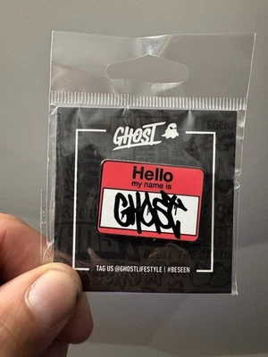 RARE GHOST ENERGY LIFESTYLE PIN LIMITED EDITION DRINK - Image 1 of 2
