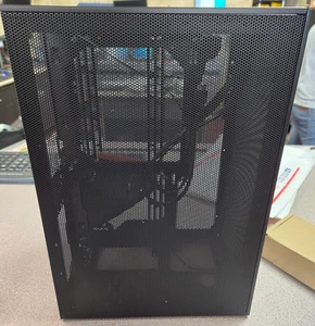 SSUPD Meshroom Mini ITX PC Case Black PCIe 5.0 - Afbeelding 1 van 15