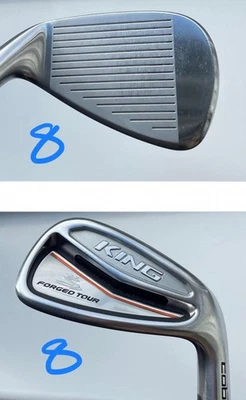 Cobra Forged Tour #8 Iron (2017)/ 37*/ Stiff KBS Tour FLT 120/ +0.25’ Longer - Image 1 of 4