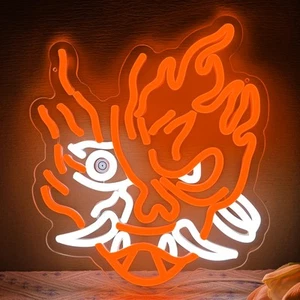 Cyberpunk Maske Leuchtreklame Cyberpunk Leuchtreklame für Wanddeko Spiele Neonlicht... - Bild 1 von 7