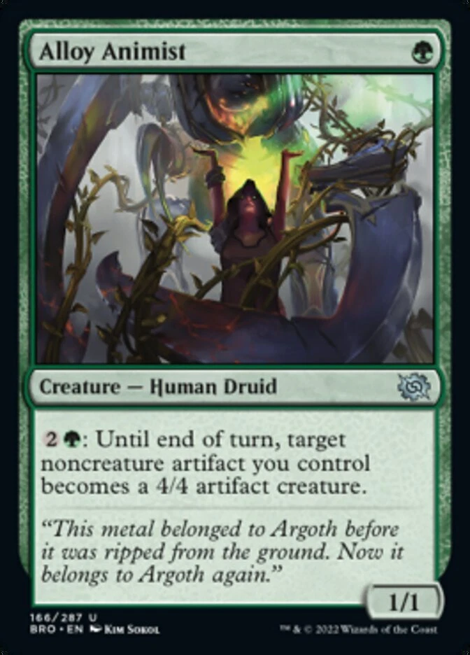 Magic the Gathering (mtg): BRO: Alloy Animist  (x 4) - Image 1 of 1