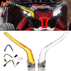 Luz de señal de giro LED delantera KUAFU para Can Am Maverick X3 2017-2023 - Imagen 1 de 23
