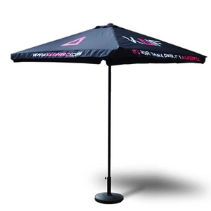 Sonnenschirm 2x2m mit Standfuß, Wasserabweißend, Schirmständer, Gartenschirm - Bild 1 von 7