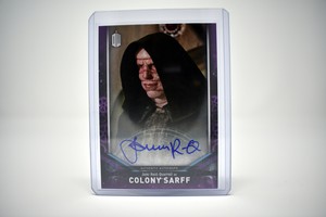 2018 Topps Doctor Who Signature Series AUTO - Jami Reid-Quarrell as Colony Sarff
