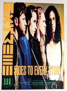 EXTREME / TRIXTER / 1992 III SIDES TO EVERY STORY LP / ÁLBUM ANUNCIO IMPRESO DE REVISTA - Imagen 1 de 2