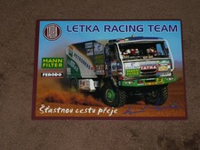 TOMECEK/AZEVEDO/MARTINEC - (2002) TATRA Dakar 815 4x4, Card/Card 10x15cm