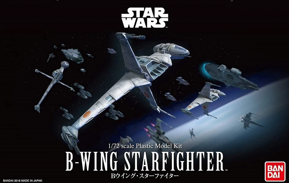 Revell/Bandai 01208 - 1/72 Star Wars - B-Wing Fighter - New - Image 1 of 1