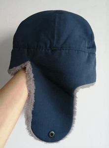 LAST ONES Vintage Swiss Military Army LUPO Winter Wollmütze Denim LUpress Uniform - Bild 1 von 11