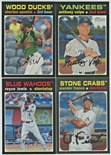 2020 Topps Heritage Minor League Baseball BASE 1-200 - PICK FROM LOT
