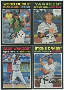 2020 Topps Heritage Minor League Baseball BASE 1-200 - PICK FROM LOT