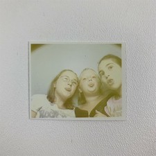 Silly Girlfriends In The PHOTOBOOTH, Vintage Photo 20459