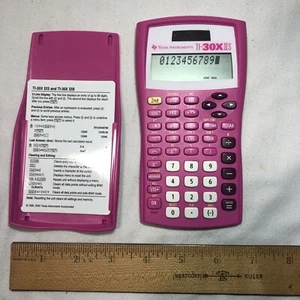 PINK Texas Instruments Ti-30x IIS Solar Scientific Calculator TI30XIIS - PINK! - Picture 1 of 4