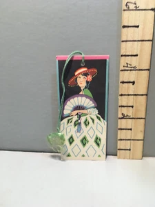 Vintage Bridge Tally Lady Spanish Hat Dress Fan - Picture 1 of 2