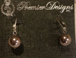 Pendientes Púrpura Premier Designs Joyería PRIMERA DAMA NUEVOS - Imagen 1 de 2